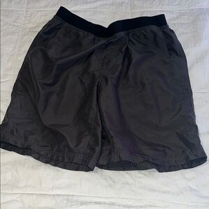 Prana Black Breathe Hybrid longer Swim Shorts size xxl EUC